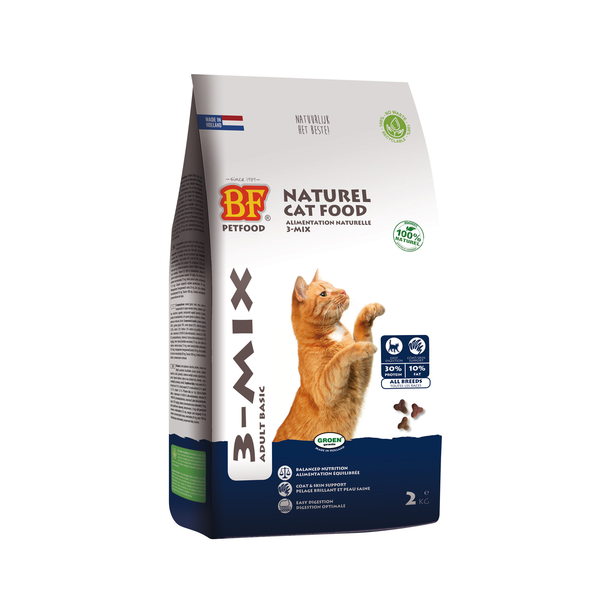 Biofood 3-Mix Katzenfutter – 2 kg Biofood 3-Mix Katzenfutter – 2 kg