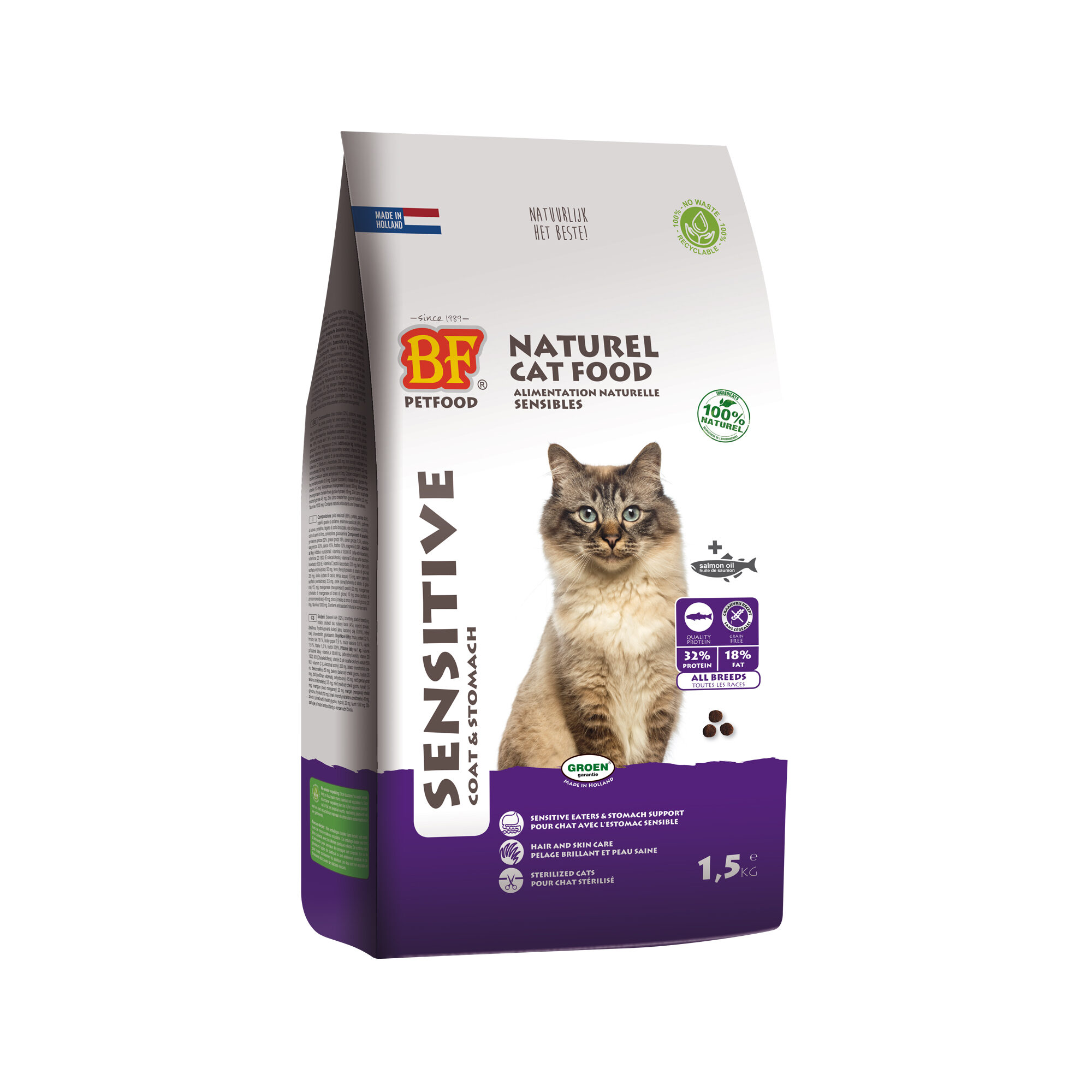 Biofood Sensitive Katzenfutter – 1,5 kg