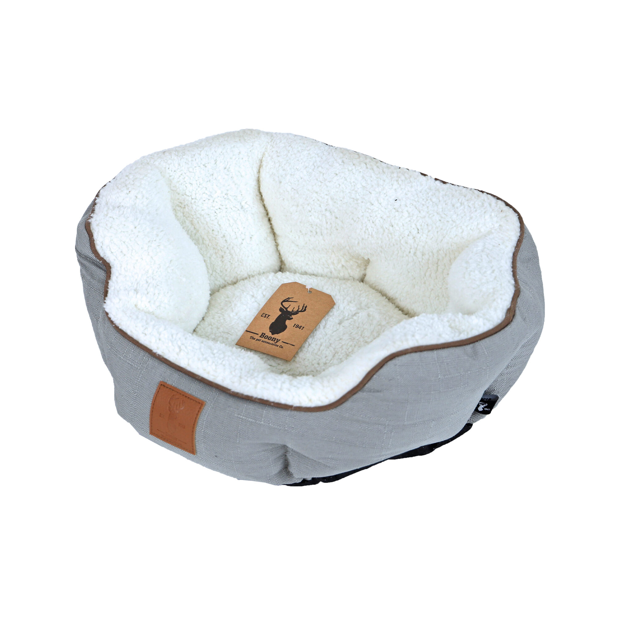 Boony Est. 1941 Hundekörb – Highland Grey – 40 cm