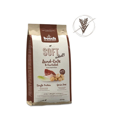 Bosch HPC Soft Adult Land-eend & Aardappel Hondenvoer - 1 kg