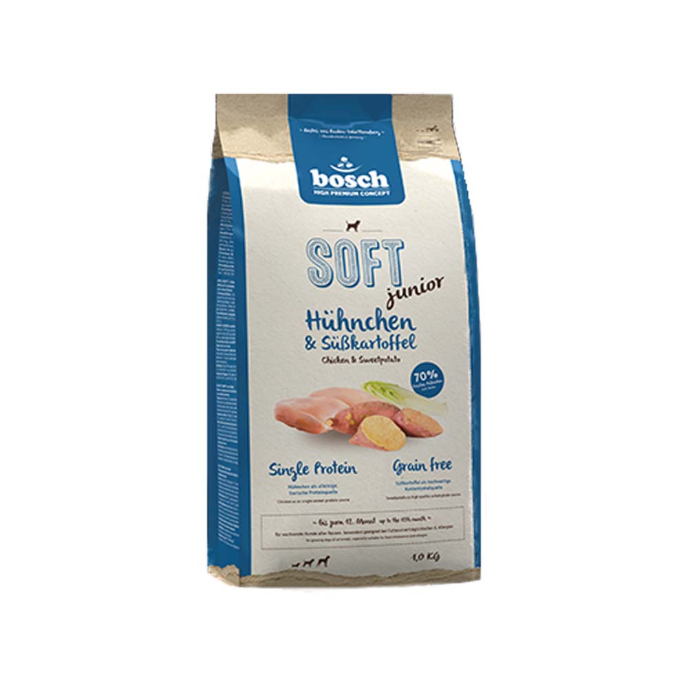 Bosch Soft Junior Hondenvoer - Kip & Zoete Aardappel - 1 kg