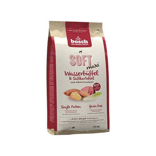 Bosch SOFT Maxi Trockenfutter – Wasserbüffel & Süßkartoffel – 1 kg