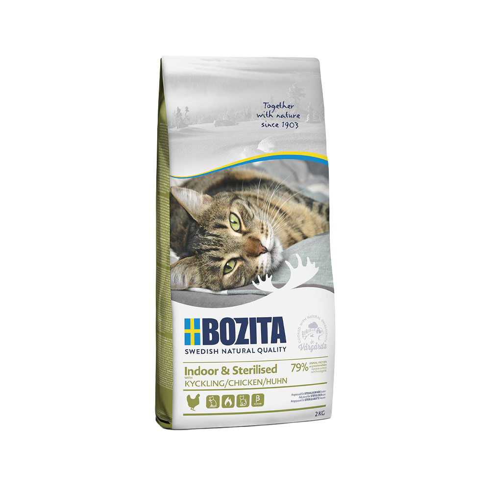 Bozita Indoor & Sterilisiertes – 10 kg – Huhn