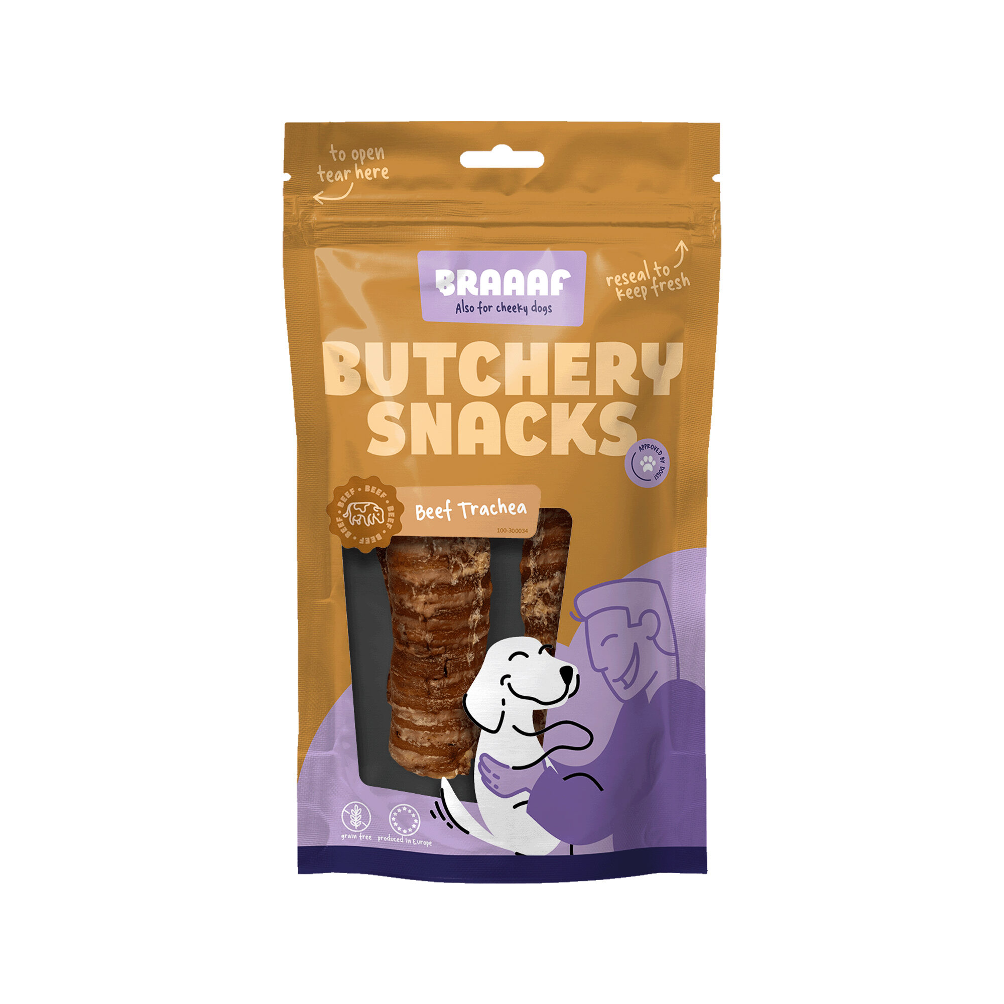 Braaaf Rinderluftröhre – 85 g