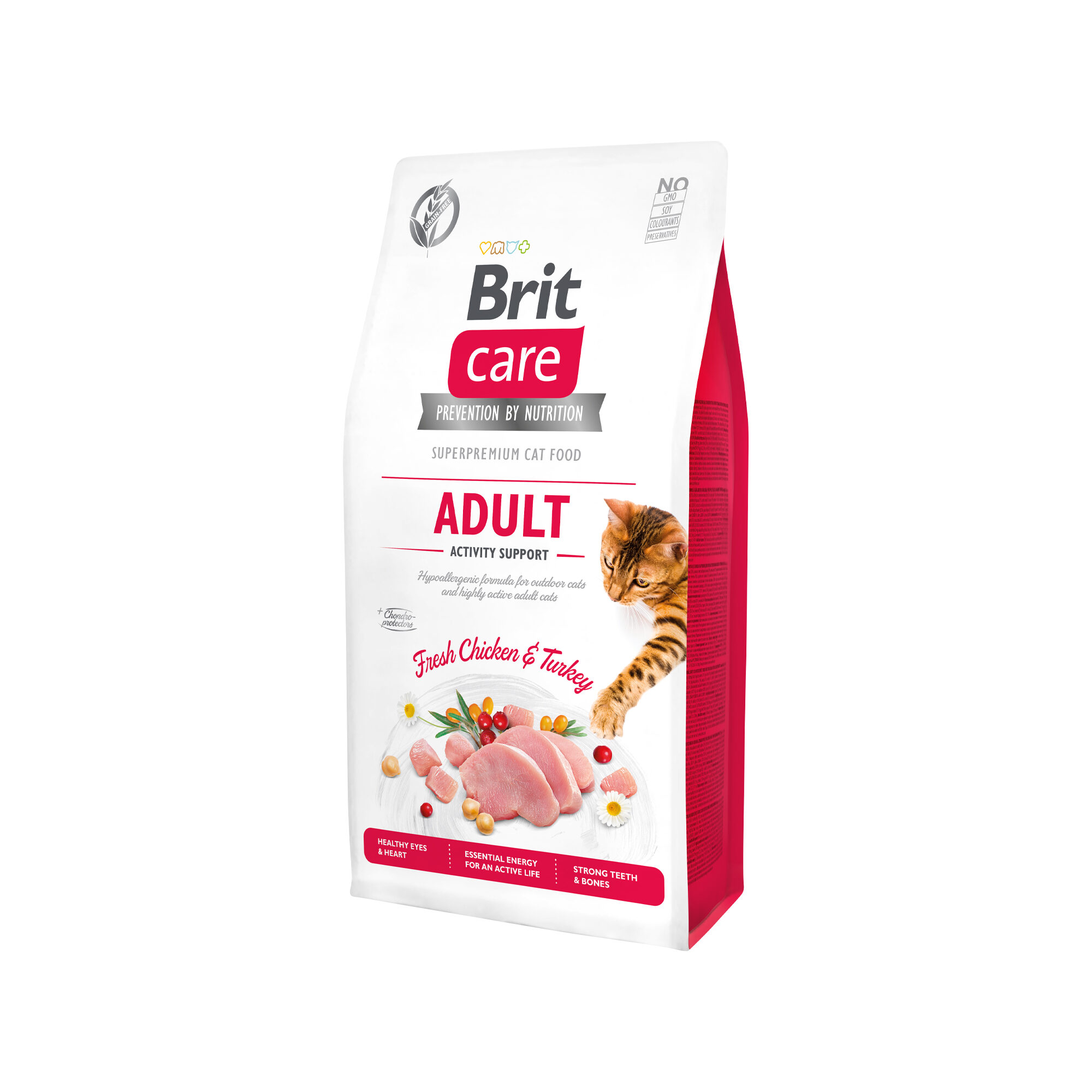 Brit Care Cat – Grain-Free Adult Activity Support – 7 kg