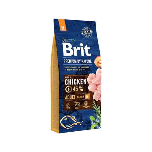 Brit Premium by nature Adult – M – 15 kg