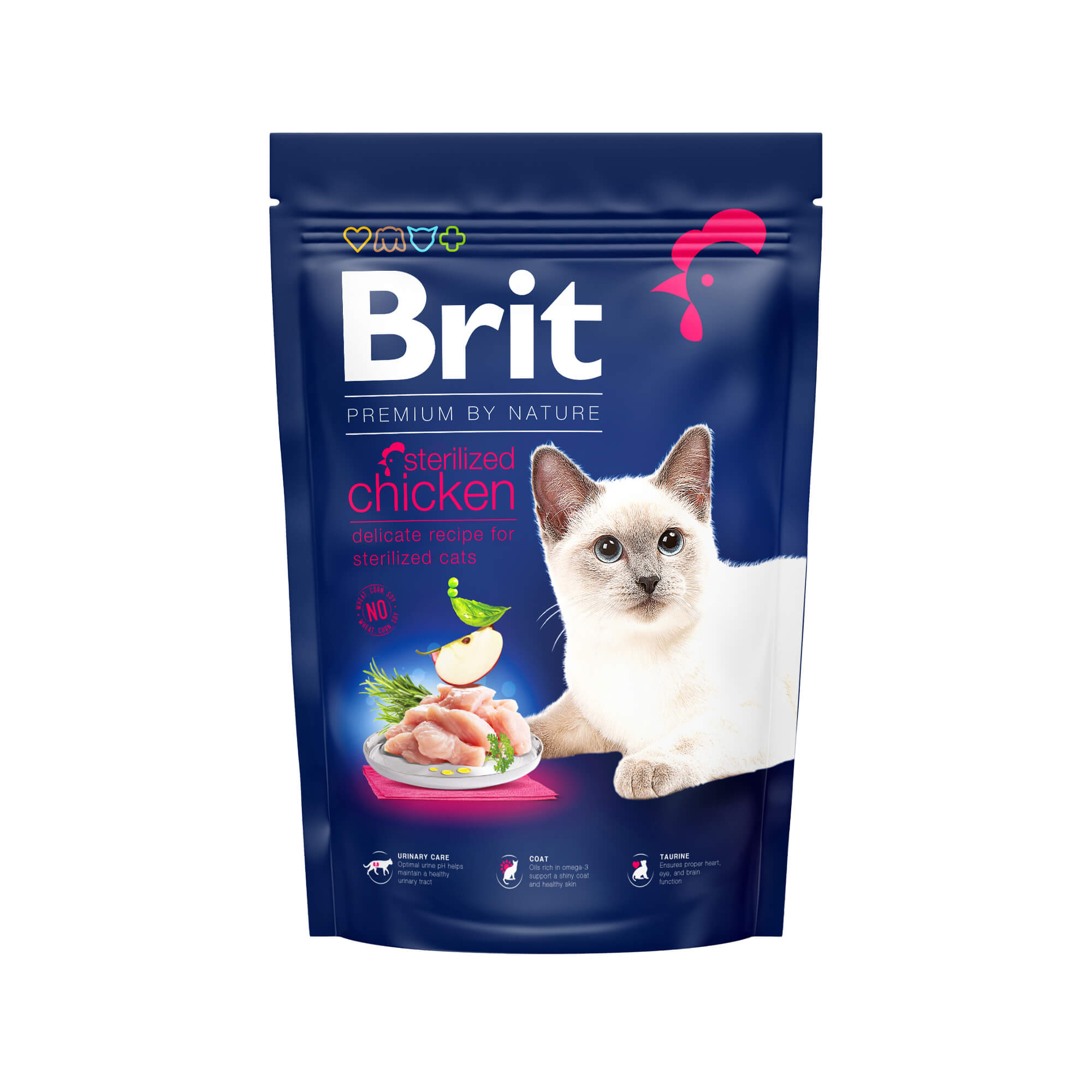 Brit Premium by Nature Cat – Sterilized Chicken – 1,5 kg
