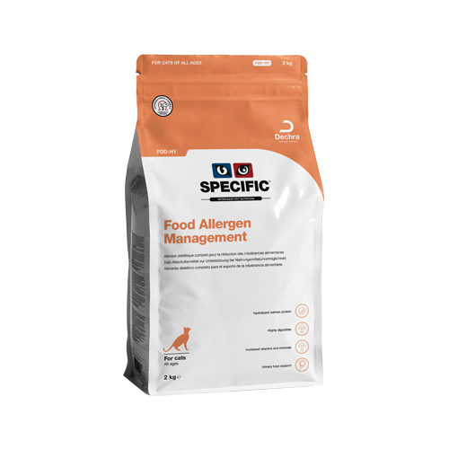 Specific Food Allergen Management FDD-HY Katzenfutter – 2 kg