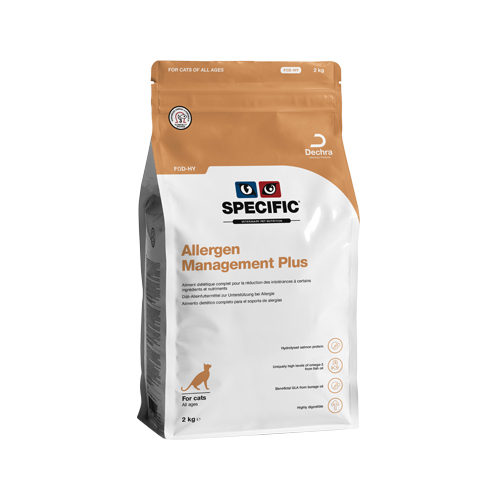 SPECIFIC Allergen Management Plus FOD-HY Katzenfutter – 3 x 2 kg