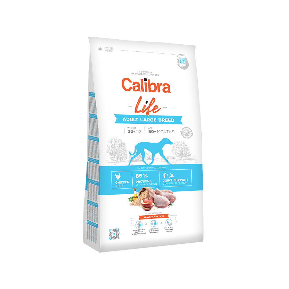 Calibra Dog Life Adult Large Breed – Huhn – 2,5 kg