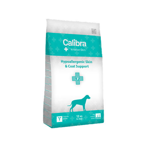 Calibra Veterinary Diets Hypoallergenic Skin & Coat Support Hundefutter – 12 kg