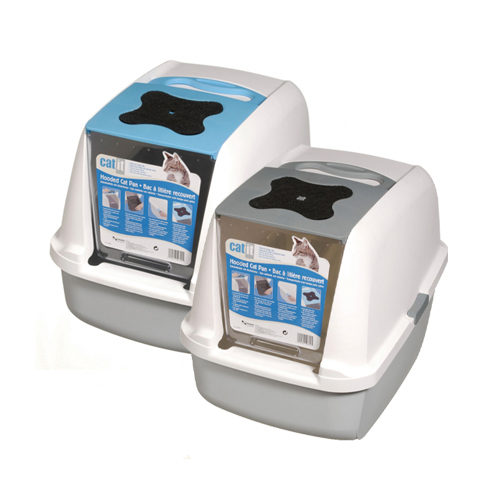 Catit Katzenklo mit Deckel – Grau Catit Katzenklo mit Deckel – Grau