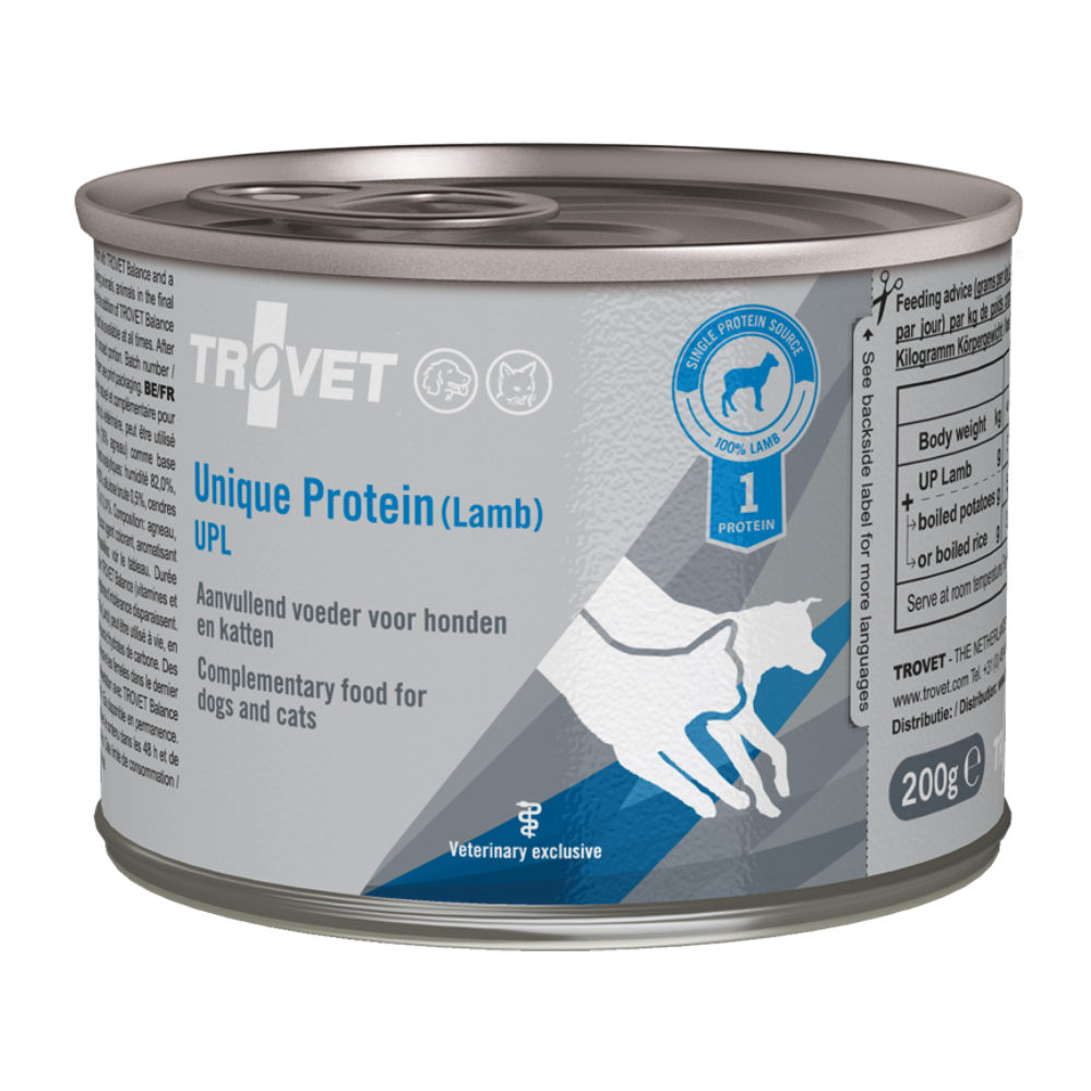 Trovet Unique Protein UPL – Dosen – Lamm – 6 x 400 g