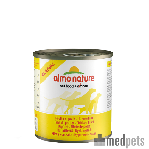 Almo Nature Classic Adult Hundefutter – Dosen – Hühnerbrust – 12 x 280 g