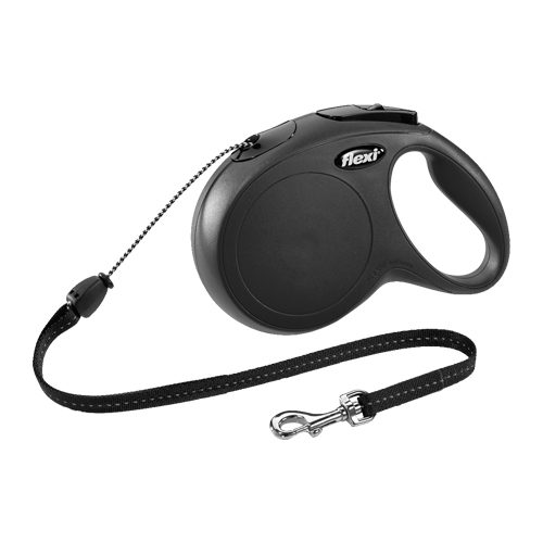 Flexi Rollleine Classic – Cord Leash – Blau – M – 5 Meter