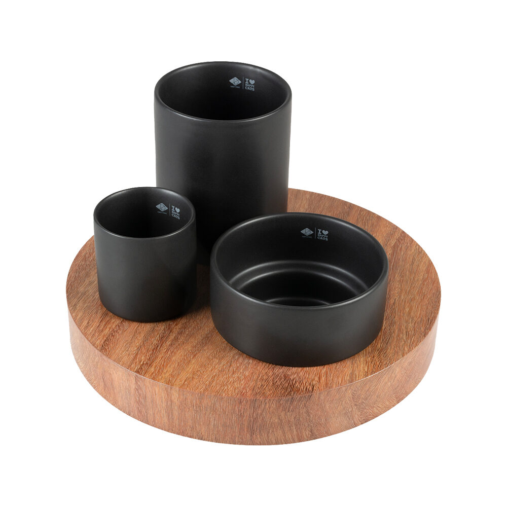 D&D Iggy Enrichment Schale mit 3 Ebenen – 27 x 27 x 19 cm – Schwarz D&D Iggy Enrichment Schale mit 3 Ebenen – 27 x 27 x 19 cm – Schwarz