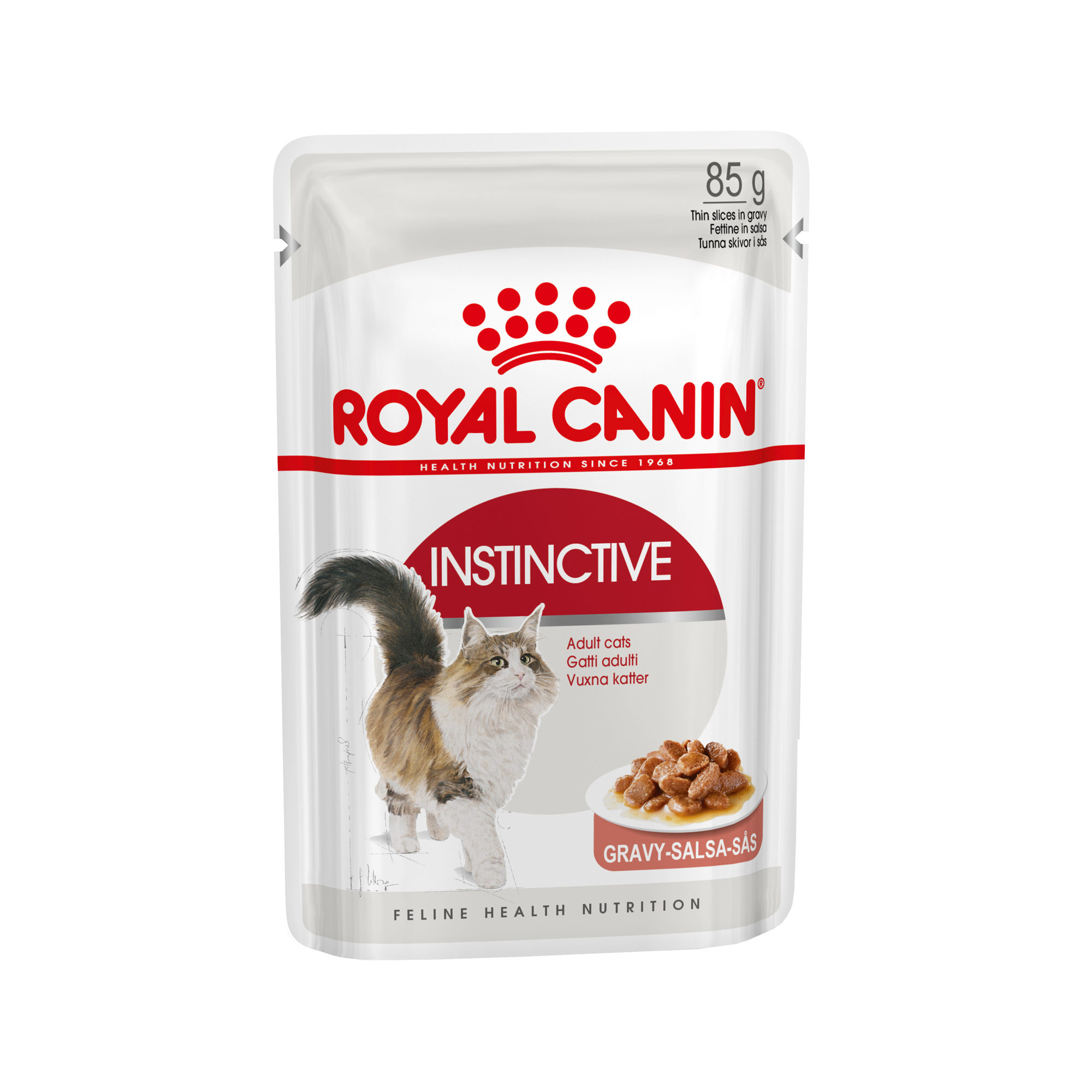 Royal Canin Instinctive in Gravy Katzenfutter – Frischebeutel – 12 x 85 g