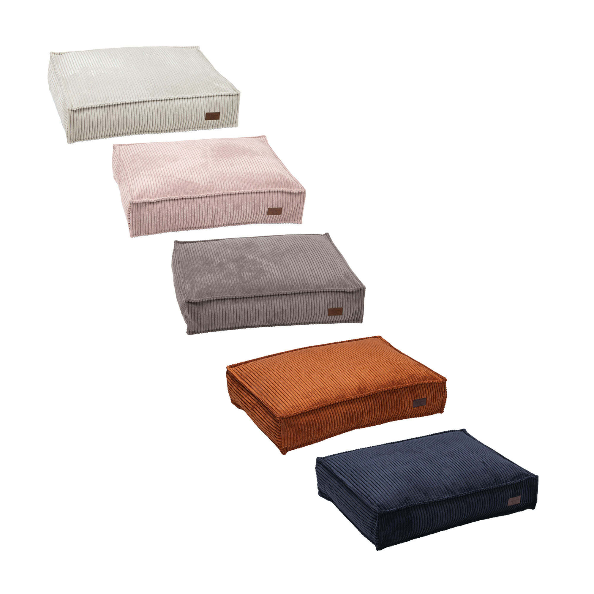 Designed by Lotte Ribbed – Hundekissen – Terra – 70 x 55 x 15 cm