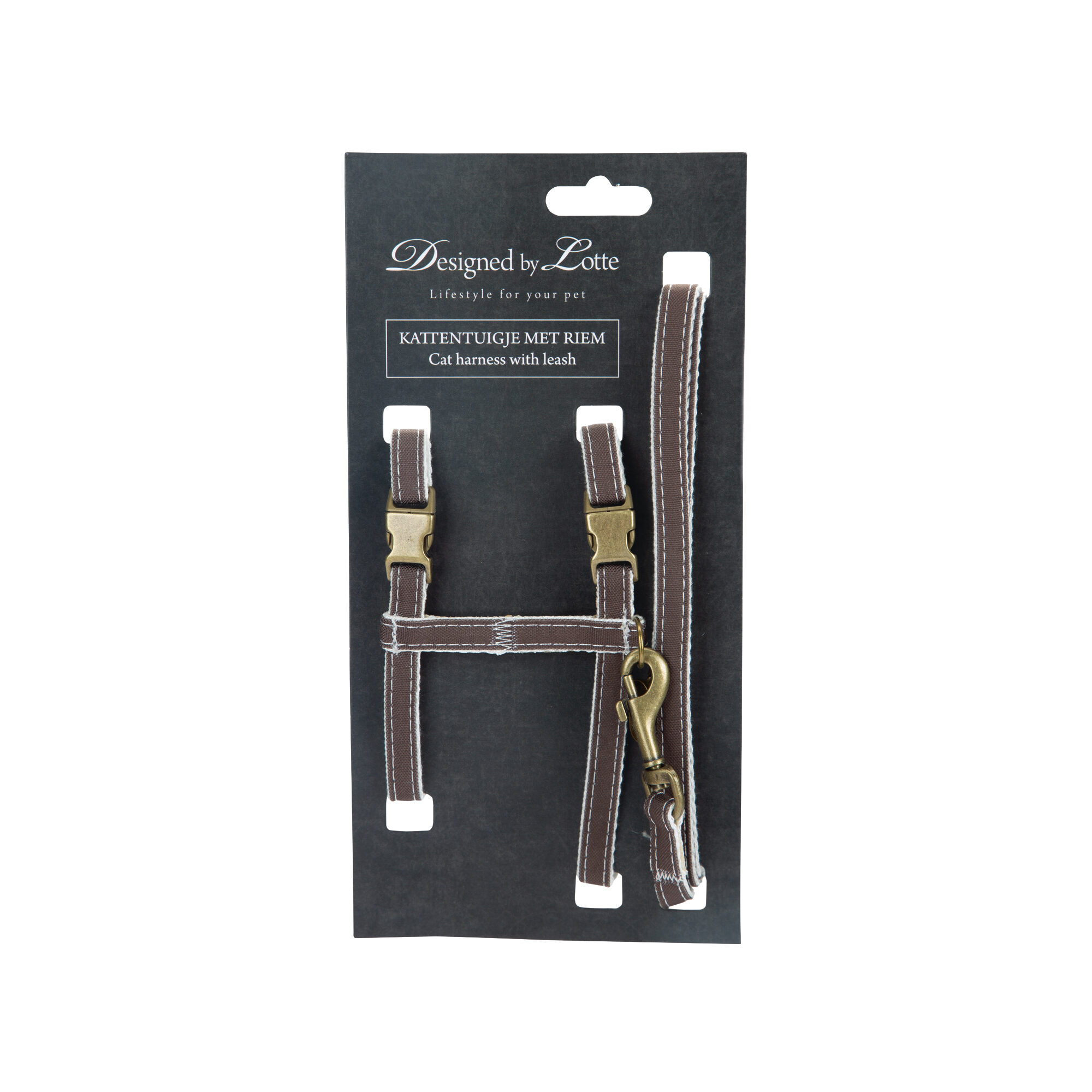 Designed by Lotte Virante Katzengeschirr – Hellrosa – 27 – 45 cm x 10 mm