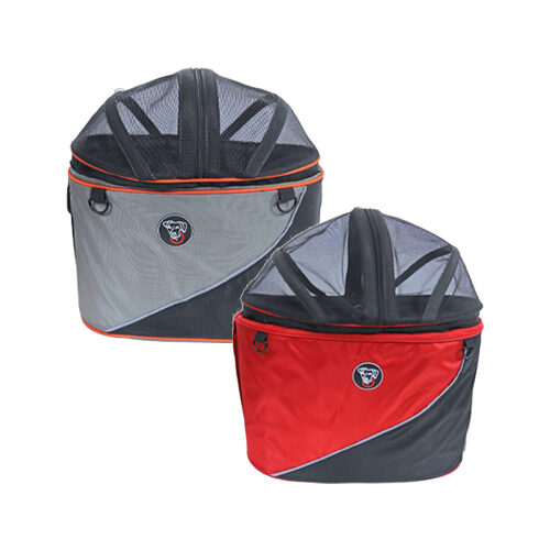 DoggyRide Cocoon – Tragetasche – XL – Rot/Schwarz