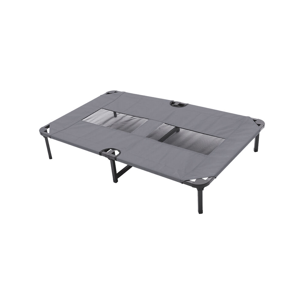 Duvo+ Hundeliege Relax – Grau – 73,5 x 50 x 14 cm