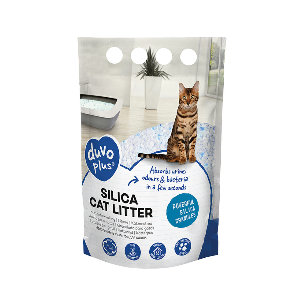 Duvo+ Premium Silica Katzenstreu – 16 Liter Duvo+ Premium Silica Katzenstreu – 16 Liter