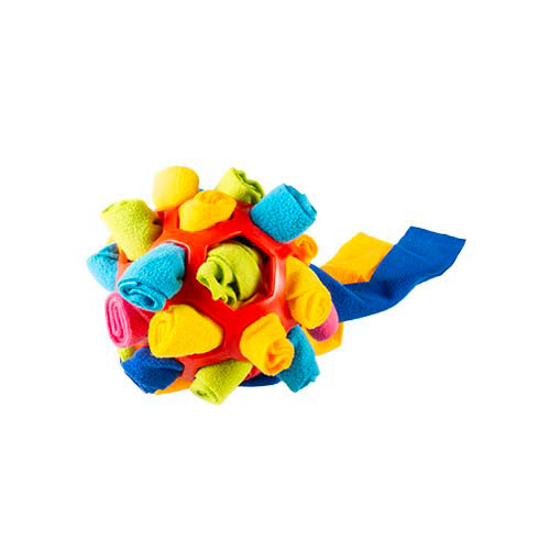 Duvo+ Schnüffel- und Snackball – 14 x 14 x 14 cm – Mehrfarbig