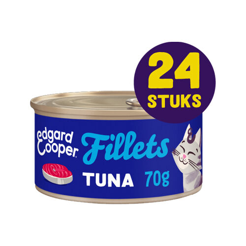 Edgard & Cooper – Wild Caught Pacific Tuna & Chicken Fillets – 24 x 70 g