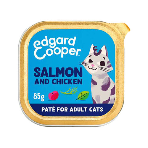 Edgard & Cooper Erwachsene Katze – MSC – Lachs und Freilandhuhn – 16 x 85 g Edgard & Cooper Erwachsene Katze – MSC – Lachs und Freilandhuhn – 16 x 85 g