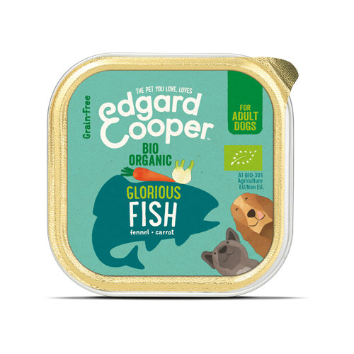 Edgard & Cooper Adult – Bio Fisch – 17 x 100 g Schälchen