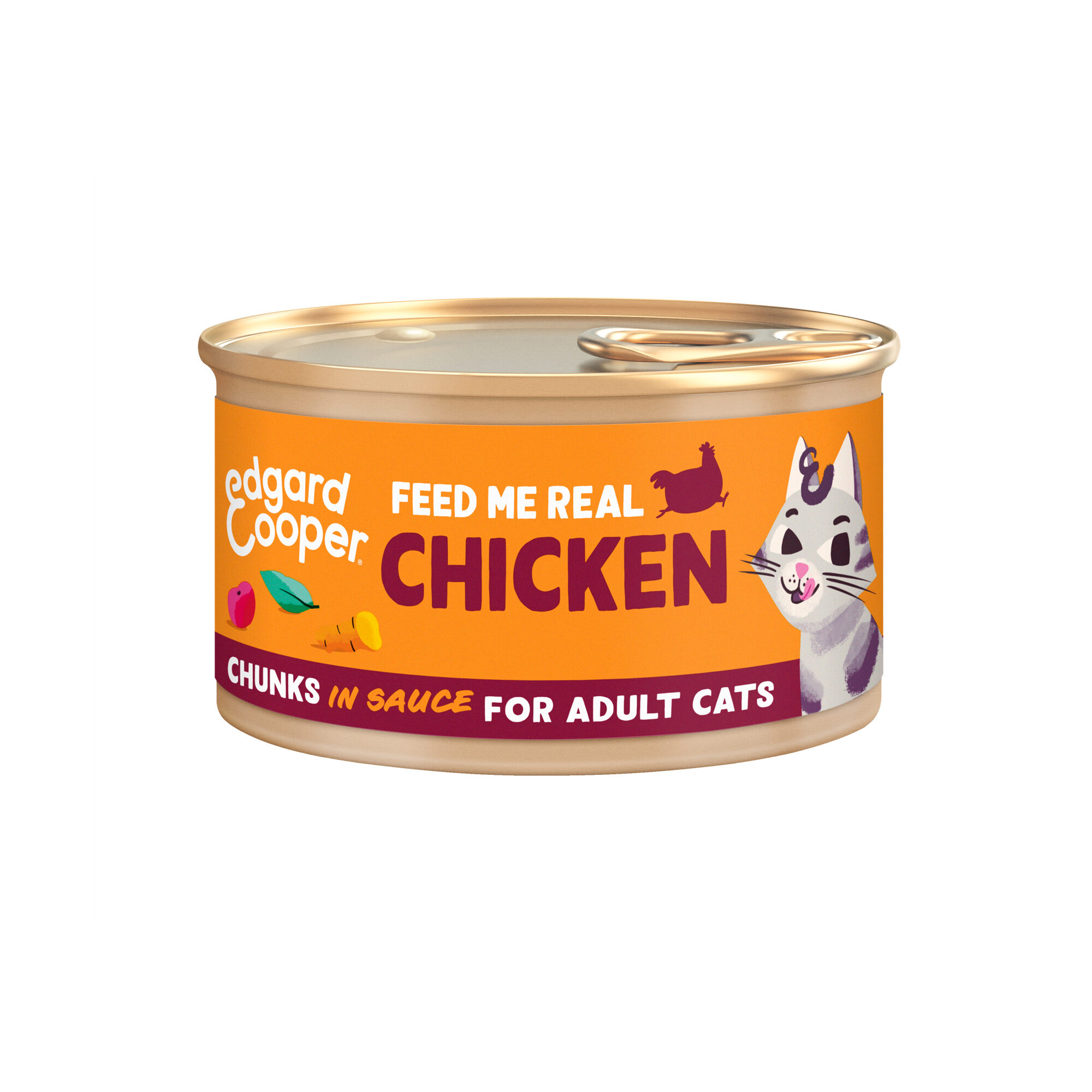 Edgard & Cooper – Free-Run Turkey and Chicken Chunks in Sauce – 18 x 85 g
