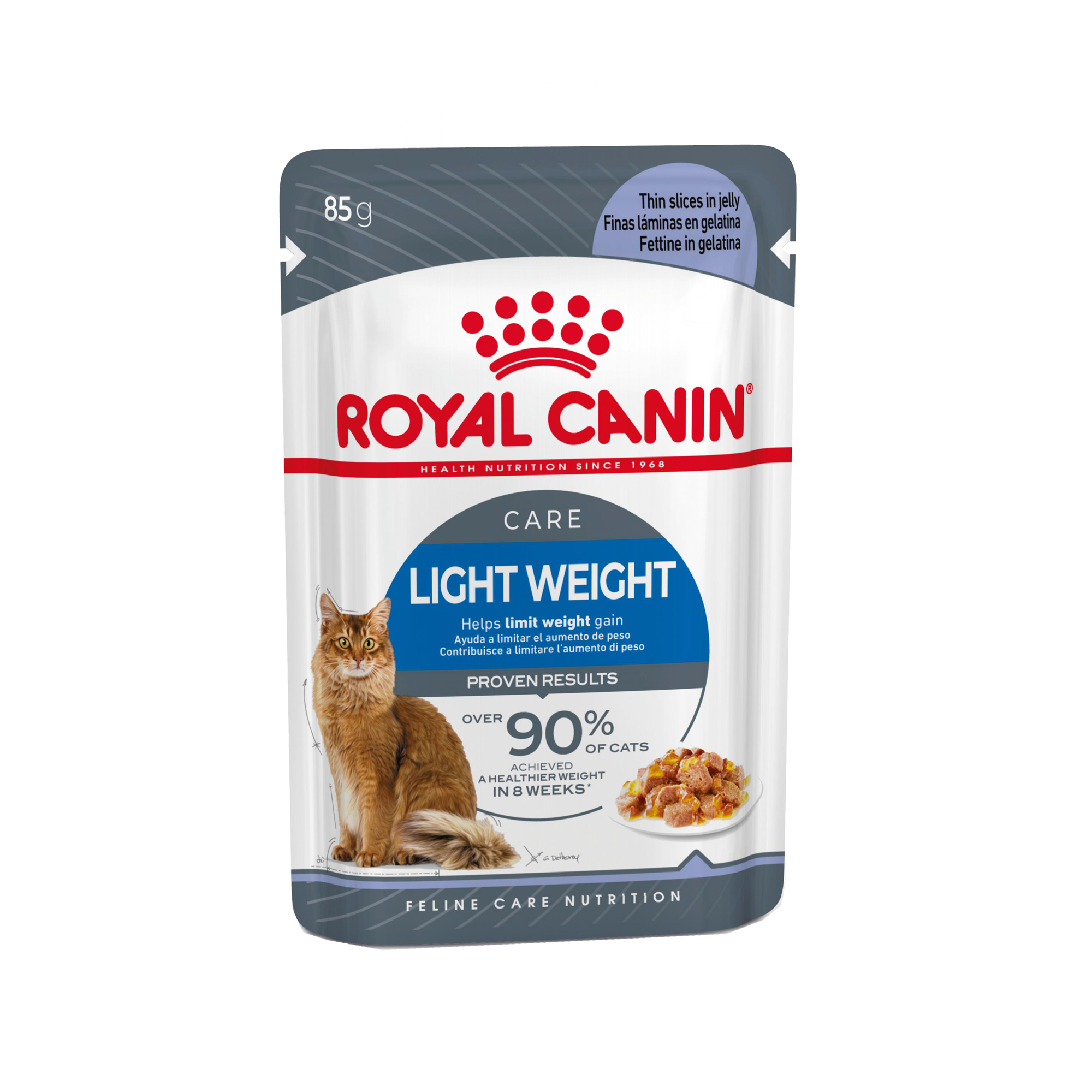 Royal Canin Ultra Light in Jelly Katzenfutter – Frischebeutel – 12 x 85 g