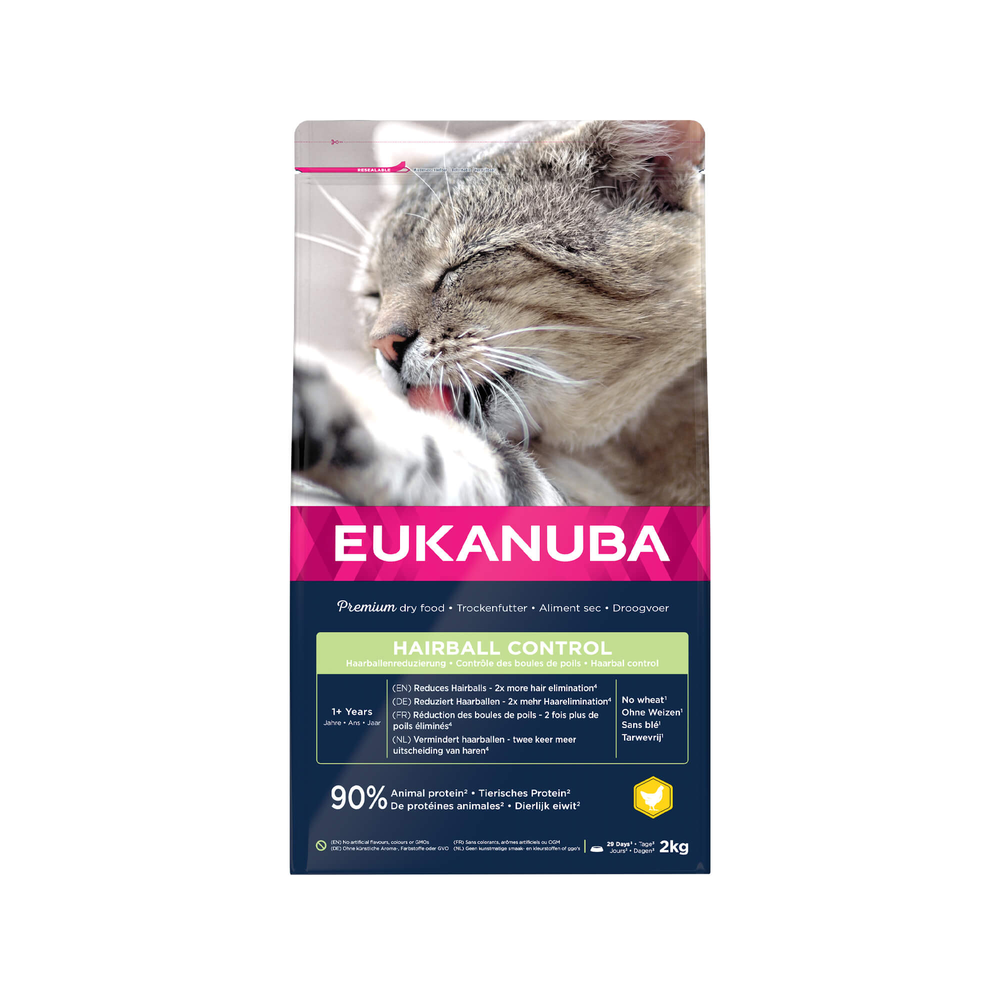 Eukanuba Hairball Control Katzenfutter – 2 kg