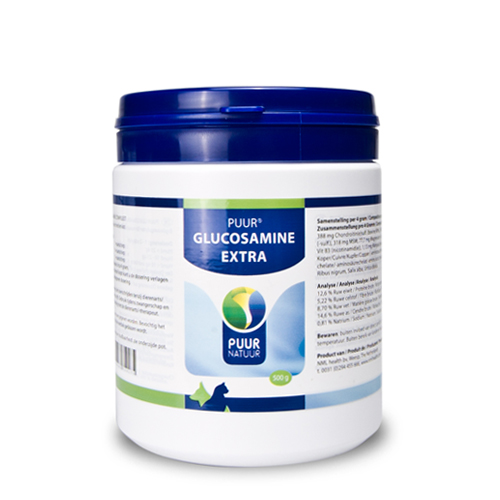 Puur Glucosamine Extra (ehemals Puur Glucosamine Compleet) – 500 g