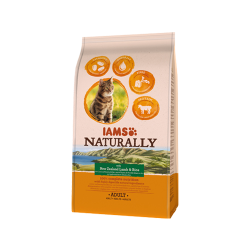 IAMS Naturally Katzenfutter – Lamb & Rice – 2,7 kg