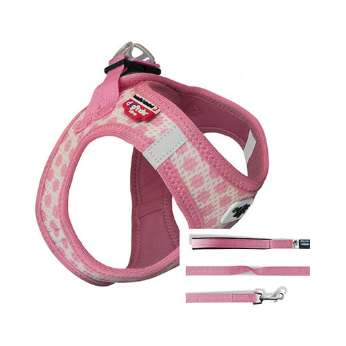 Curli Vest Harness Air-Mesh & Leash Puppy Set – XS – Hellrosa Curli Vest Harness Air-Mesh & Leash Puppy Set – XS – Hellrosa
