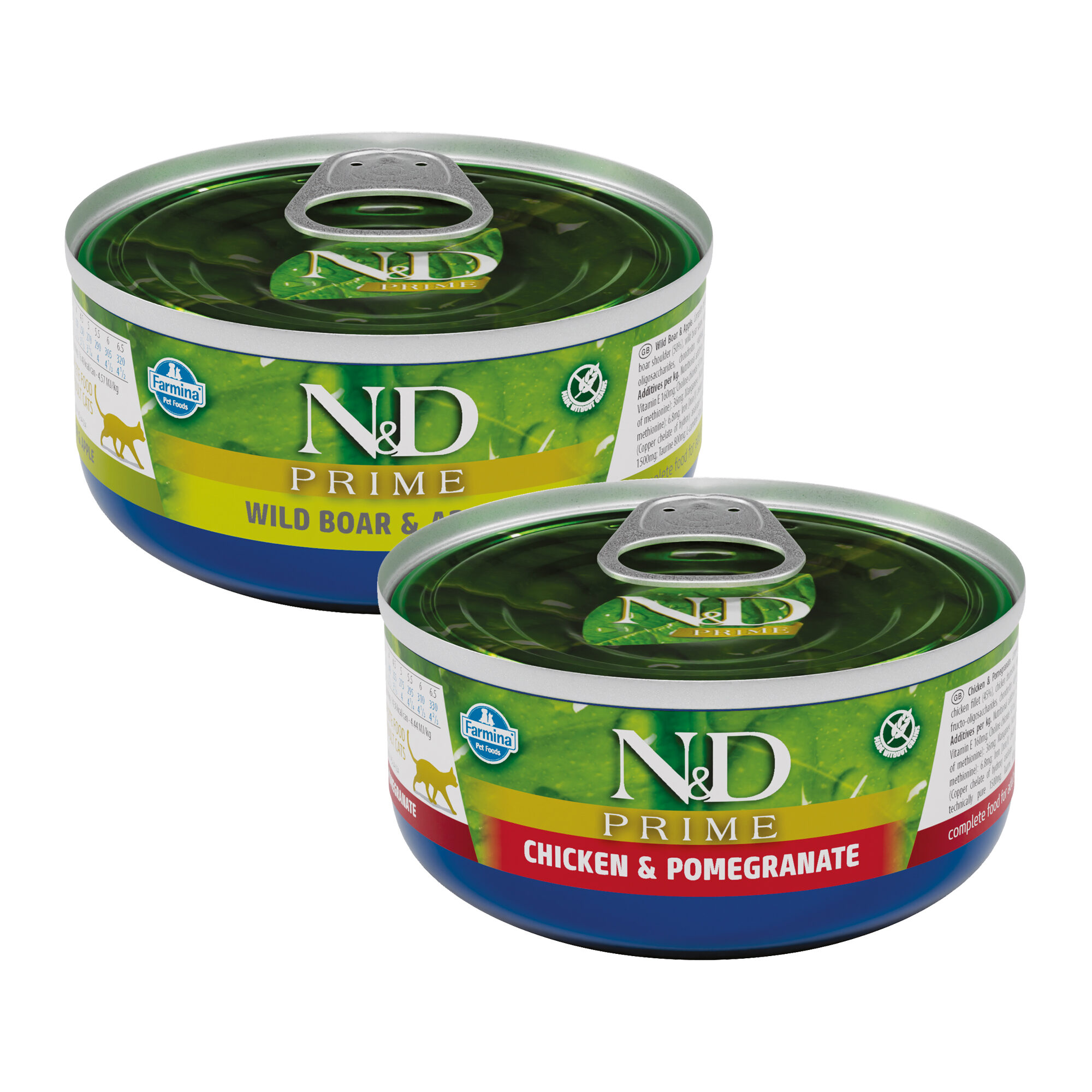 Farmina N&D Prime Nassfutter – Huhn & Granatapfel – 24 x 70 g