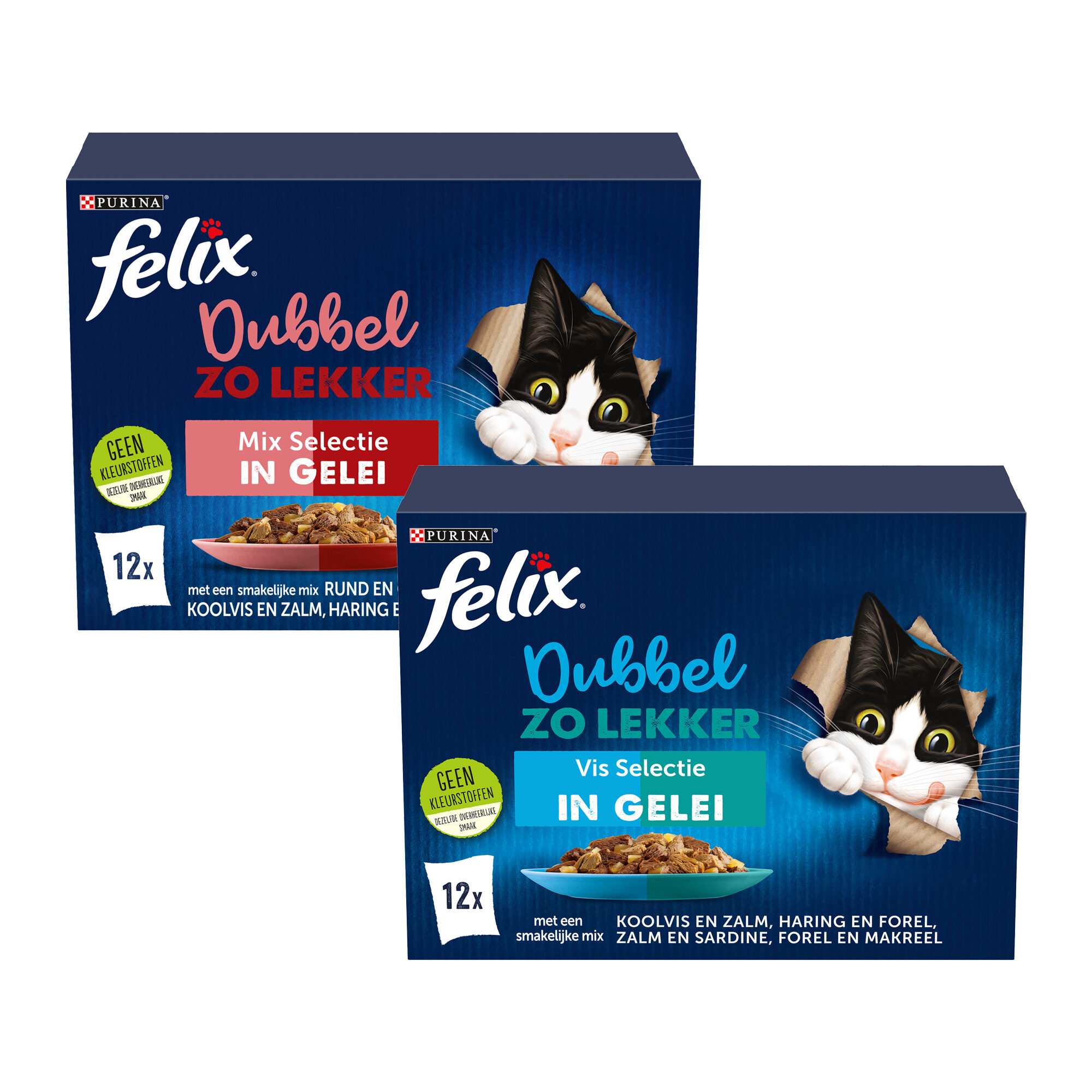 FELIX Doppelt so lecker – Auswahl Mix – 12 x 85 Gramm