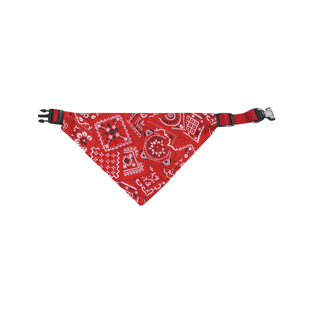 Flamingo Halsband mit Bandana – Rot – M