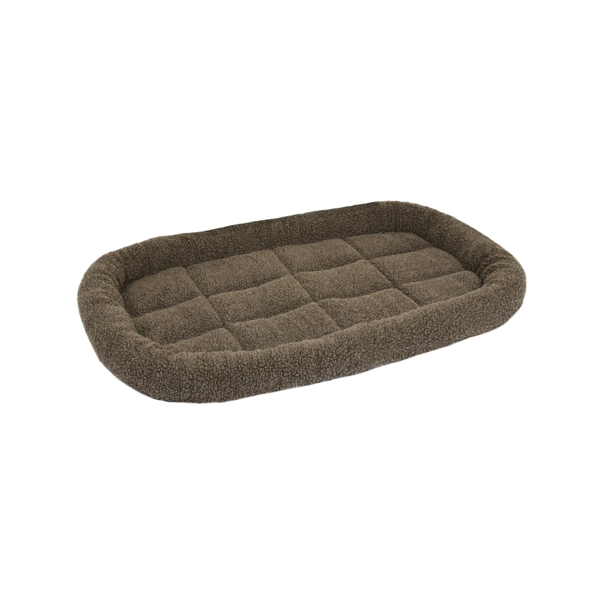 Flamingo Kussen Sherpa - Rechthoek - Bruin - 55,5 x 38,5 x 7 cm