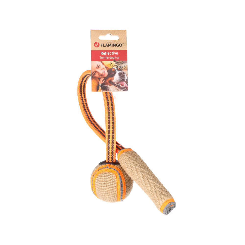 Flamingo Zugseil mit Ball