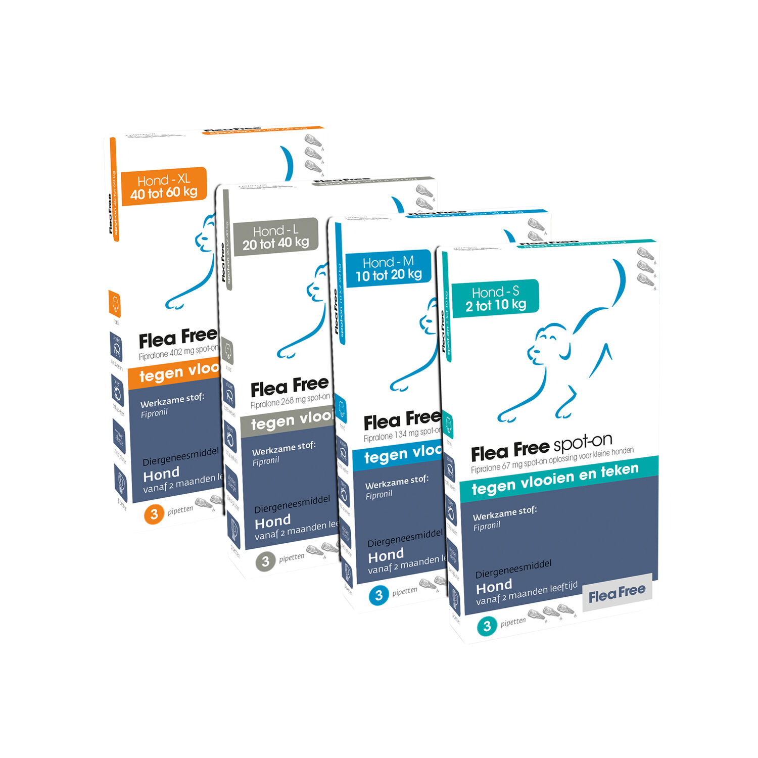 Flea Free spot-on Hund – 20-40 kg – 1 Pipette