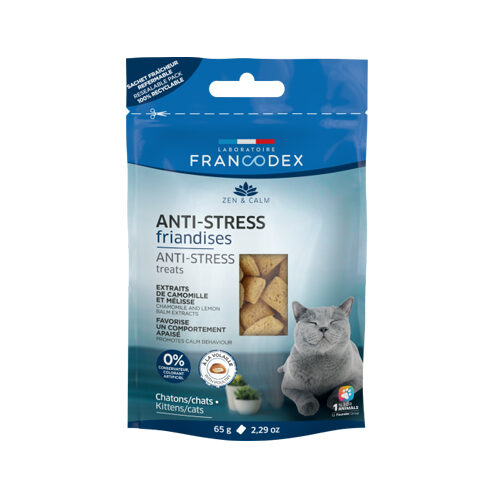 Francodex Anti-Stress Leckerlis Katze – 65 g