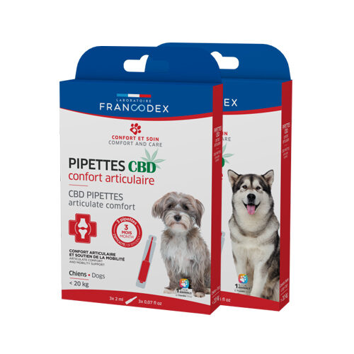 Francodex CBD Spot-On Pipetten – Hund < 20 kg