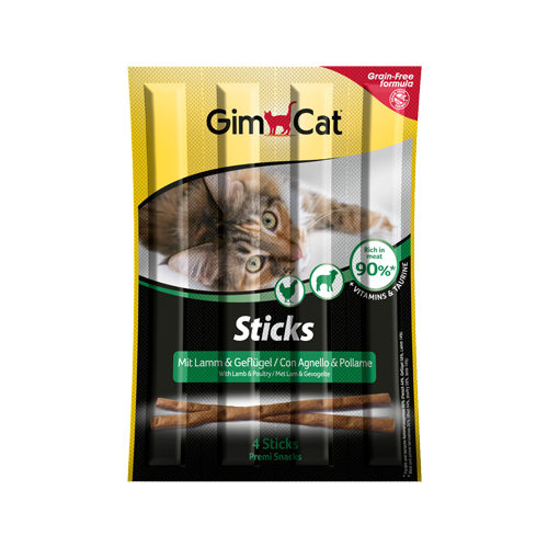 GimCat Sticks – Lamm & Geflügel – 4 Stück GimCat Sticks – Lamm & Geflügel – 4 Stück