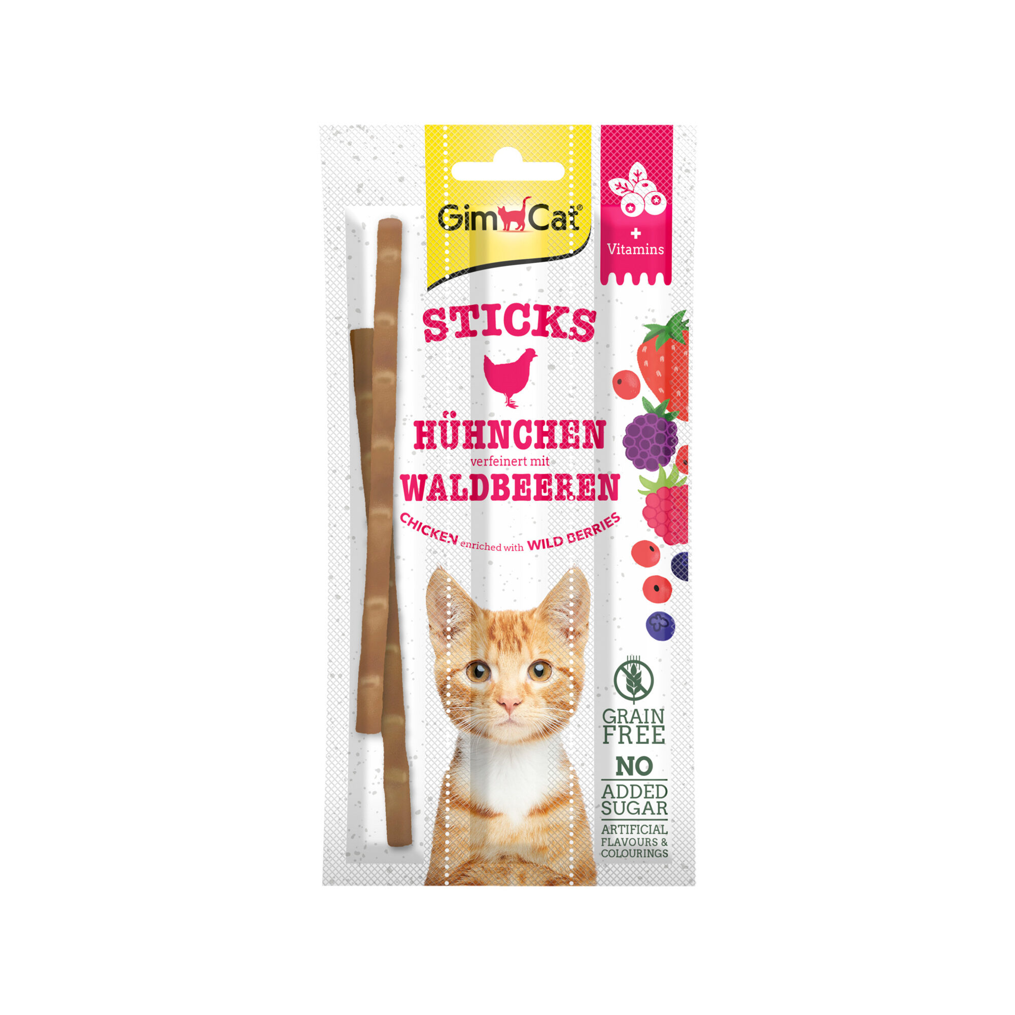 GimCat Superfood Duo-Sticks – Insekt – 3 Sticks