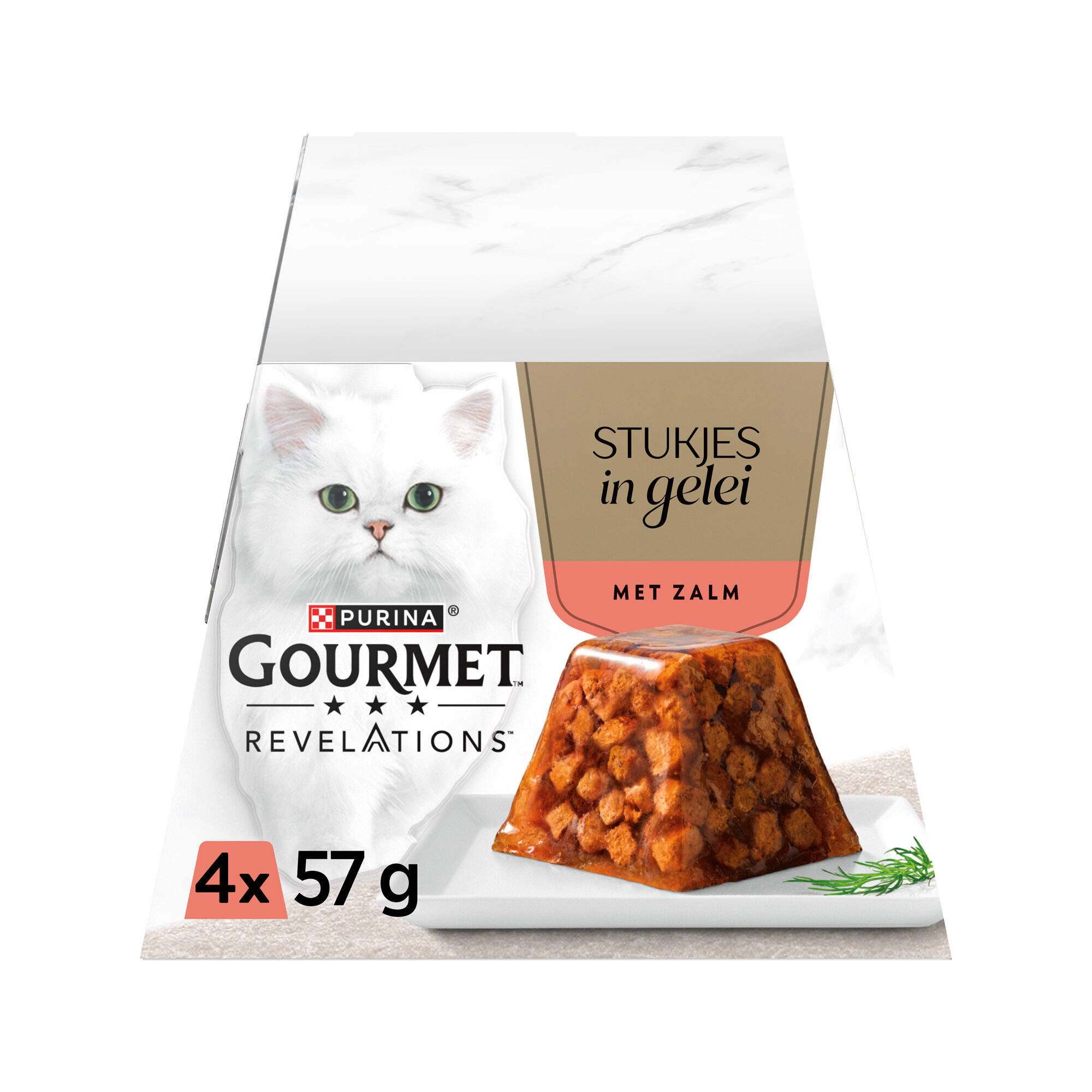 GOURMET Revelations Stückchen in Gelee – 4 x 57 g