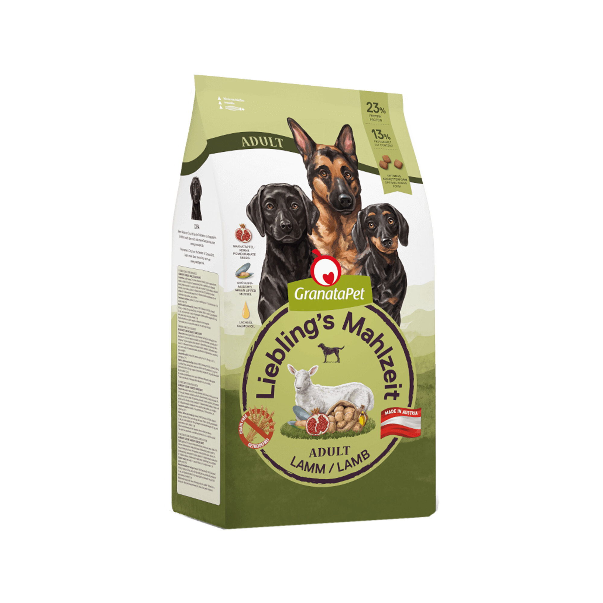 GranataPet Liebling’s Mahlzeit Hundefutter – Lamm -1,8 kg