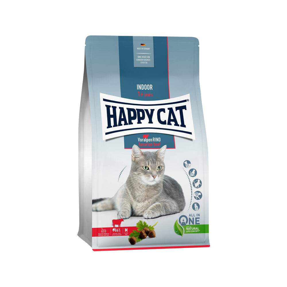 Happy Cat Indoor – Rind – 4 kg