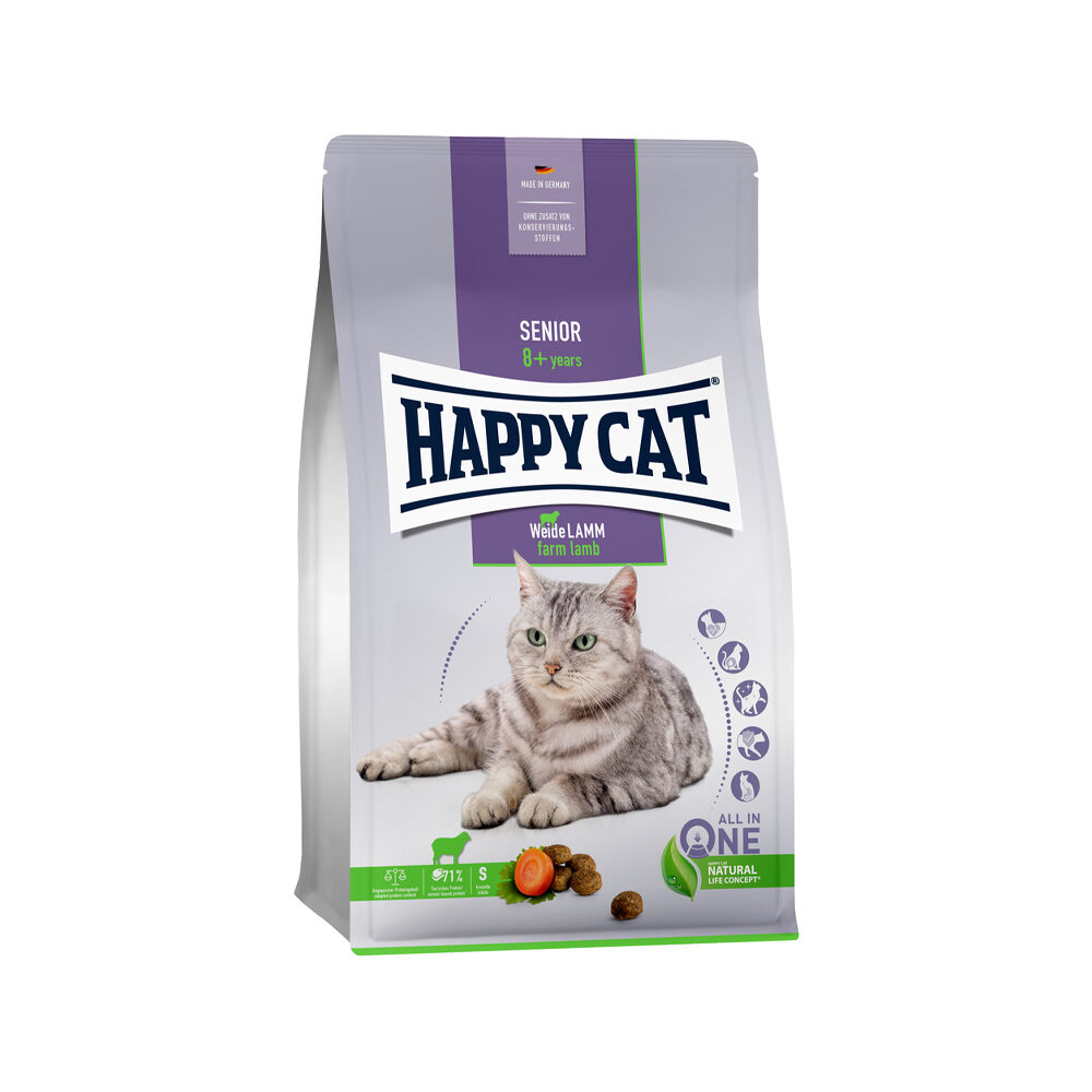 Happy Cat Senior – Lamm – 4 kg